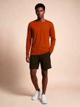 Charger l'image dans la galerie, Model Front: Uv Line T-Shirt Longsleeve Uvpro Brasil Masc Pitanga Upf50+
