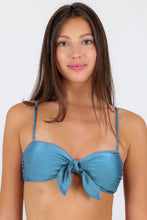 Charger l'image dans la galerie, Gallery: Rio De Sol Haut Top Shimmer-Baltic-Sea Bandeau-Knot