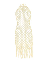 Charger l'image dans la galerie, Product Front: Rio De Sol Midi Dress Offwhite Serena Dress
