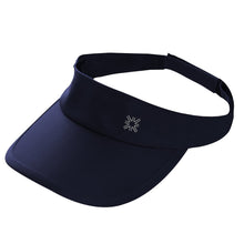 Charger l'image dans la galerie, Product Front: Uv Line Visière Visor Athletic Dry Fem Navy Blue Upf50+