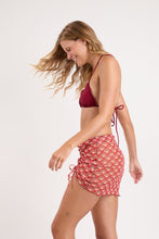 Charger l'image dans la galerie, Image 03: Rio De Sol Jupe De Page Floral-Scales Mini Skirt Ruched