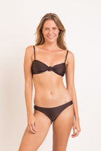 Charger l'image dans la galerie, Model Front: Rio De Sol Ensemble Set Shimmer-Coffee Bandeau-Joy Essential