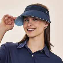 Charger l'image dans la galerie, Gallery: Uv Line Visière Visor Bali Fem Navy Light Blue Upf50+