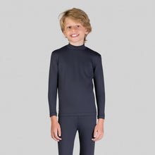 Charger l'image dans la galerie, Gallery: Uv Line T-Shirt Rash Guard Kids High-Neck Black Upf50+