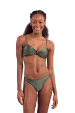 Charger l'image dans la galerie, Model Front: Rio De Sol Ensemble Set Croco Bandeau-Joy Nice-Fio