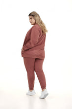 Charger l'image dans la galerie, Model Back: Alto Giro Fitness Haut Jaqueta Melange Plus Rosa Hug