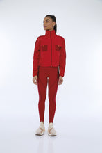 Charger l'image dans la galerie, Image 07: Alto Giro Fitness Haut Jaqueta Techno Taslon Com Bolsos Vermelho Haute Red