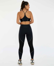 Charger l'image dans la galerie, Model Back: Alto Giro Fitness Bas Legging Hyper Recortes Atlanta Preto