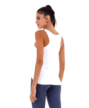 Charger l'image dans la galerie, Model Back: Alto Giro Fitness Haut Regata Skin Fit Inspiracionais Branco Optico