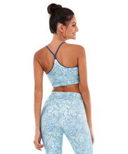 Charger l'image dans la galerie, Model Back: Alto Giro Fitness Haut Top Staff Alcinha Dupla Face Azul Movement