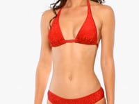 Charger et lire la vidéo dans la visionneuse de la Galerie, Video: Luli Fama Bas Bottom Halter Stardust Red