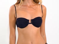 Charger et lire la vidéo dans la visionneuse de la Galerie, Video: Rio De Sol Bas Bottom Malibu-Black Cheeky-Tie