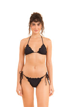 Charger l'image dans la galerie, Model Front: Rio De Sol Bas Bottom Dots-Black Frufru