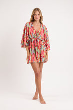 Charger l'image dans la galerie, Model Front: Rio De Sol Robe De Plage Sea-Bloom Kaftan Bel