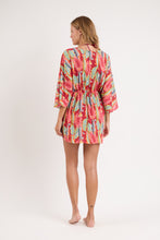 Charger l'image dans la galerie, Model Back: Rio De Sol Robe De Plage Sea-Bloom Kaftan Bel