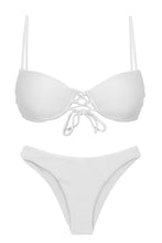 Charger l'image dans la galerie, Product Front: Rio De Sol Ensemble Set Cotele-Branco Balconet-Pushup Lisboa