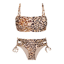 Charger l'image dans la galerie, Product Front: Rio De Sol Ensemble Set Leopard Bandeau-Reto Madrid