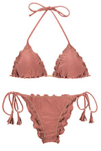 Charger l'image dans la galerie, Product Front: Rio De Sol Ensemble Set Shimmer-Copper Frufru