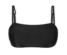 Charger l'image dans la galerie, Product Front: Rio De Sol Haut Top Shimmer-Black Bandeau-Reto