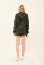 Charger l'image dans la galerie, Model Back: Uv Line Fitness Robes Bag-Foldable Windbreaker Jacket Verde Militar