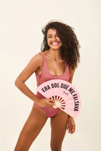 Charger l'image dans la galerie, Image 05: Uv Line Une Pièce Swimsuit Shine Malva