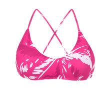Charger l'image dans la galerie, Product Front: Rio De Sol Haut Top Pink-Palms Bralette
