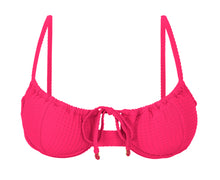 Charger l'image dans la galerie, Product Front: Rio De Sol Haut Top Dots-Virtual-Pink Balconet-Tie
