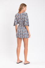 Charger l'image dans la galerie, Model Back: Rio De Sol Mini Dress Ikat Mini Dress
