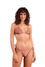 Charger l'image dans la galerie, Model Front: Rio De Sol Bas Bottom Shimmer-Copper Frufru
