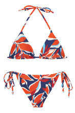 Charger l'image dans la galerie, Product Front: Rio De Sol Ensemble Set Leaves Tri-Inv Cheeky-Tie
