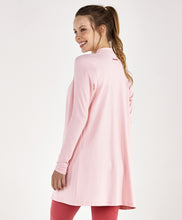 Charger l'image dans la galerie, Model Back: Alto Giro Fitness Haut Cardigan Rib Santorini Rosa Respire
