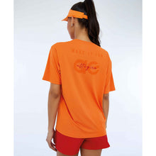 Charger l'image dans la galerie, Model Back: Alto Giro Fitness Haut T-Shirt Skin Fit Make It Fun Laranja Gym
