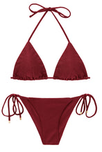 Charger l'image dans la galerie, Product Front: Rio De Sol Ensemble Set Shimmer-Divino Tri-Inv Cheeky-Tie
