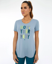 Charger l&#39;image dans la galerie, T-Shirt Skin Fit Inspiracional Cinza Wind
