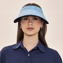 Charger l'image dans la galerie, Image 05: Uv Line Visière Visor Bali Fem Navy Light Blue Upf50+
