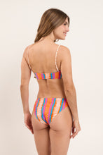 Charger l'image dans la galerie, Model Back: Rio De Sol Ensemble Set Stripes Bandeau-Reto Essential-Comfy
