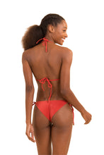 Charger l'image dans la galerie, Model Back: Rio De Sol Bas Bottom Malibu-Chili Cheeky-Tie
