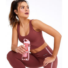 Charger l'image dans la galerie, Image 04: Alto Giro Fitness Haut Top Bodytex Ii Com Laser Marrom Mahogany
