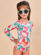 Charger l'image dans la galerie, Image 02: Uv Line Une Pièce Fille Swimsuit Girl Borboletinha Upf50+
