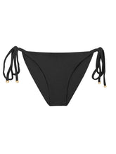 Charger l'image dans la galerie, Product Front: Rio De Sol Bas Bottom Malibu-Black Cheeky-Tie
