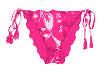 Charger l'image dans la galerie, Product Front: Rio De Sol Bas Bottom Pink-Palms Frufru-Comfy
