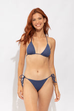Charger l'image dans la galerie, Model Front: Rio De Sol Bas Bottom Carmel-Blue Cheeky-Micro
