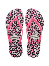 Charger l'image dans la galerie, Product Front: Havaianas Tongs Slim Animals White/Rose

