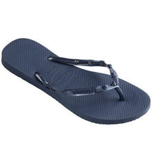 Charger l'image dans la galerie, Product Front: Havaianas Tongs Slim Hardware Indigo Blue-Indigo Blue

