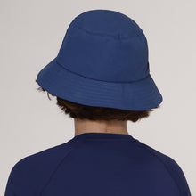 Charger l'image dans la galerie, Model Back: Uv Line Bob Hat Basic Kids Inf Navy Blue Upf50+
