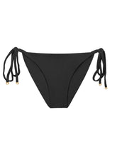 Charger l'image dans la galerie, Product Front: Rio De Sol Bas Bottom Malibu-Black Cheeky-Tie
