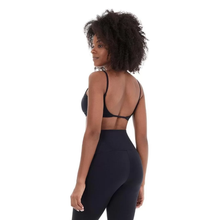 Charger l'image dans la galerie, Model Back: Alto Giro Fitness Haut Top Bodytex Costas Decotada Preto

