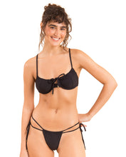 Charger l'image dans la galerie, Gallery: Rio De Sol Ensemble Set Dots-Black Balconet-Tie Pipa
