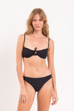 Charger l'image dans la galerie, Model Front: Rio De Sol Bas Bottom Dots-Black Essential-Comfy

