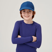 Charger l'image dans la galerie, Model Front: Uv Line Casquette Cap Teens Colors Inf Navyblue Upf50+
